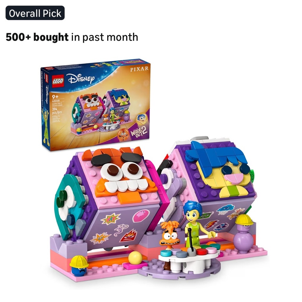 Disney Lego Inside Out 2 Mood Cubes